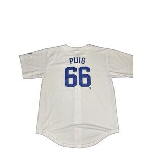Los Angeles Dodgers MLB Jersey Yasiel Puig #66 MLB Genuine Merchandise Kids XL